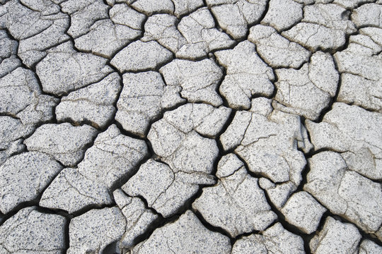 close up of scorched land