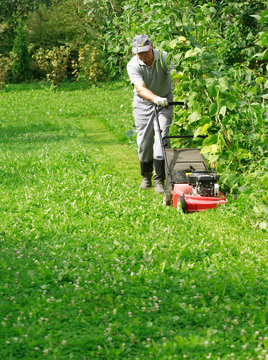 Gardening - Cutting The Grass