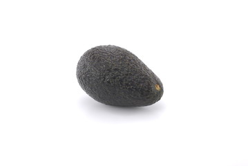 Avocado isolated on white back ground.
