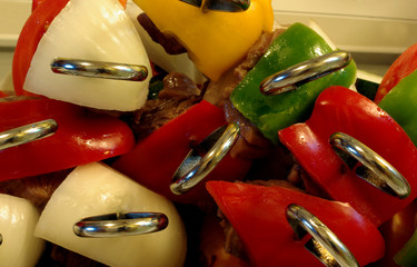 Skewered Vegetables
