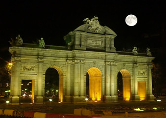 The Alcala Arch in Madrid