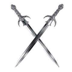 sword cross, swords