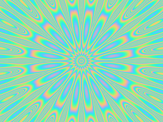 psychedelic dazzle petal