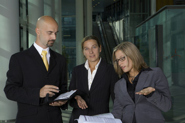 Business Team talking