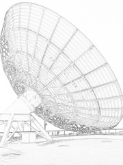 Obraz premium antena de radio