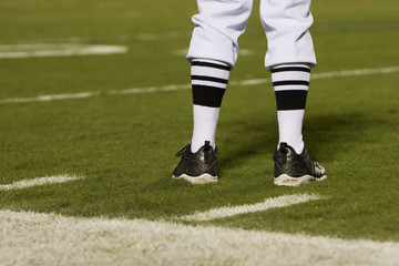 Obraz premium Referee's Feet on the Field