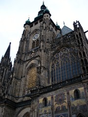 Fototapeta premium st vitus cathedral in prague, tower