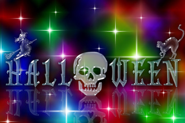 Glazy starry Halloween background © IndianSummer