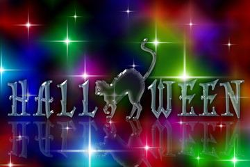 Glazy starry Halloween background © IndianSummer