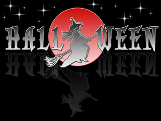 Dark starry Halloween background © IndianSummer