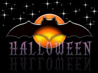 Dark starry Halloween background © IndianSummer