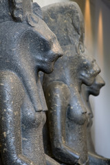 Fototapeta na wymiar Egyptian statues