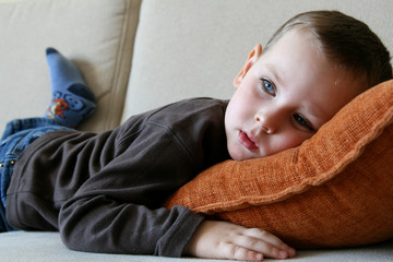 watching TV