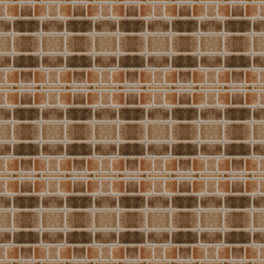 Brown brick pavers