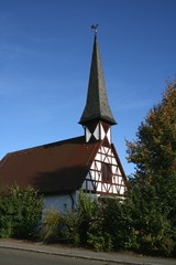 Fototapeta na wymiar Fachwerkkirche