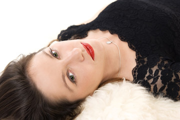 Naklejka premium Beautiful woman
