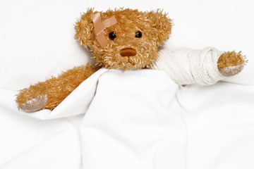 Teddy Bear as a patient