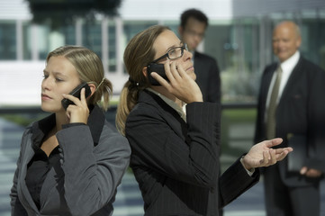 businesswomen on the phone