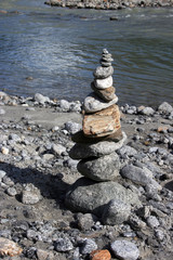 Obraz premium Steinpyramide