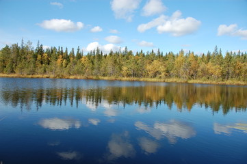 Autumn lake