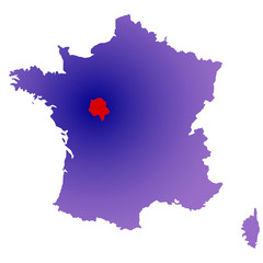Indre et Loire en France