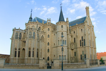 Fototapeta na wymiar Pałac Biskupów Astorga