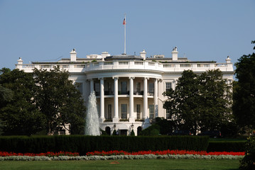 Naklejka premium White House in Washington DC on Pennsylvania Ave