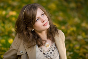 Futumn girl portrait