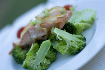 Salmon and Broccoli
