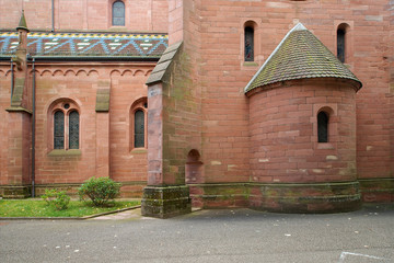 eglise en grès des vosges