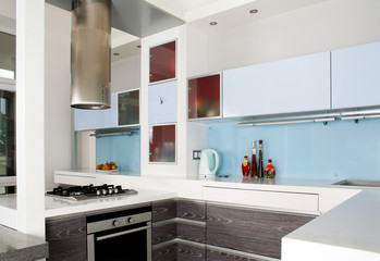 Modern white kitchen