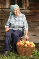 Senior countrywoman
