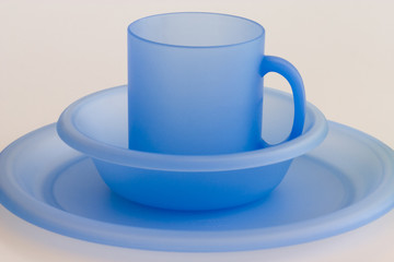 Colorful beach picnic set