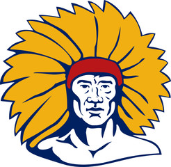 Native American Indian chief