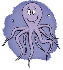 Purple Octopus