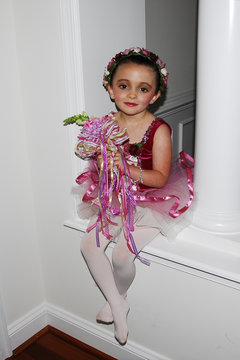 Ballerina with Flowers