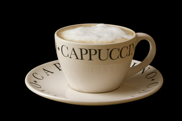 Cappuccino cup and saucer