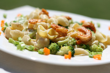 Pasta with Shrimp and Broccoli