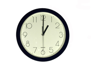 Clock at 1:00 o'clock