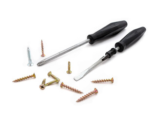 screwdrivers and screws
