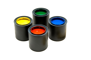Primary Coloed Paints
