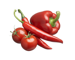 red vegetables