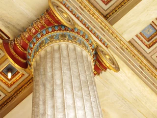 Gordijnen marble column © fafoutis