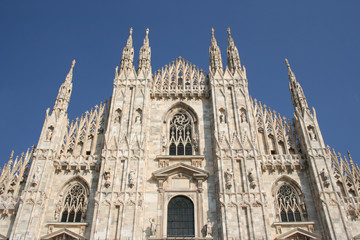 Fototapeta na wymiar Duomo Mediolan Włochy