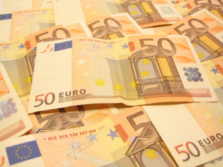 Euro in 50iger Scheinen