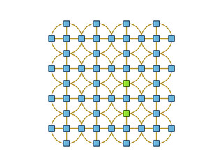 3D Abstract Representation of a Computer Network