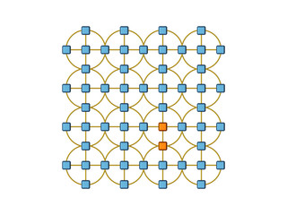 3D Abstract Representation of a Computer Network