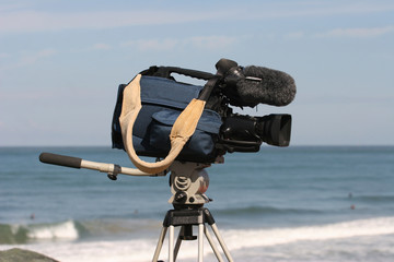 caméra professionnelle - obrazy, fototapety, plakaty