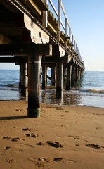 Wooden pier