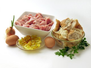 cooking veal milled cutlets